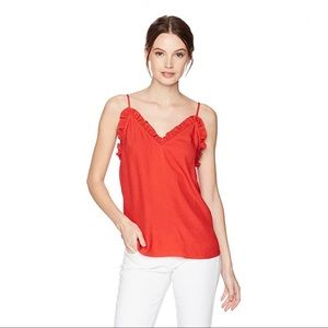 NWT Rebecca Taylor Hammered Silk Cami